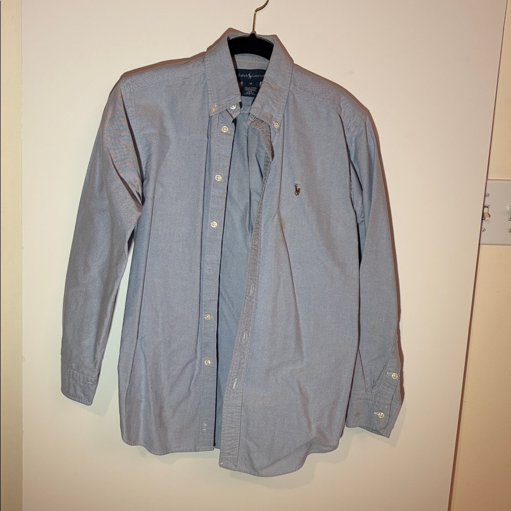 Ralph Lauren Light Blue Button-Up Shirt